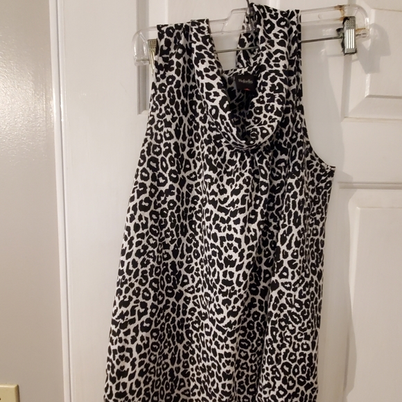 Rafaella leopard print sleeveless blouse - Picture 1 of 2